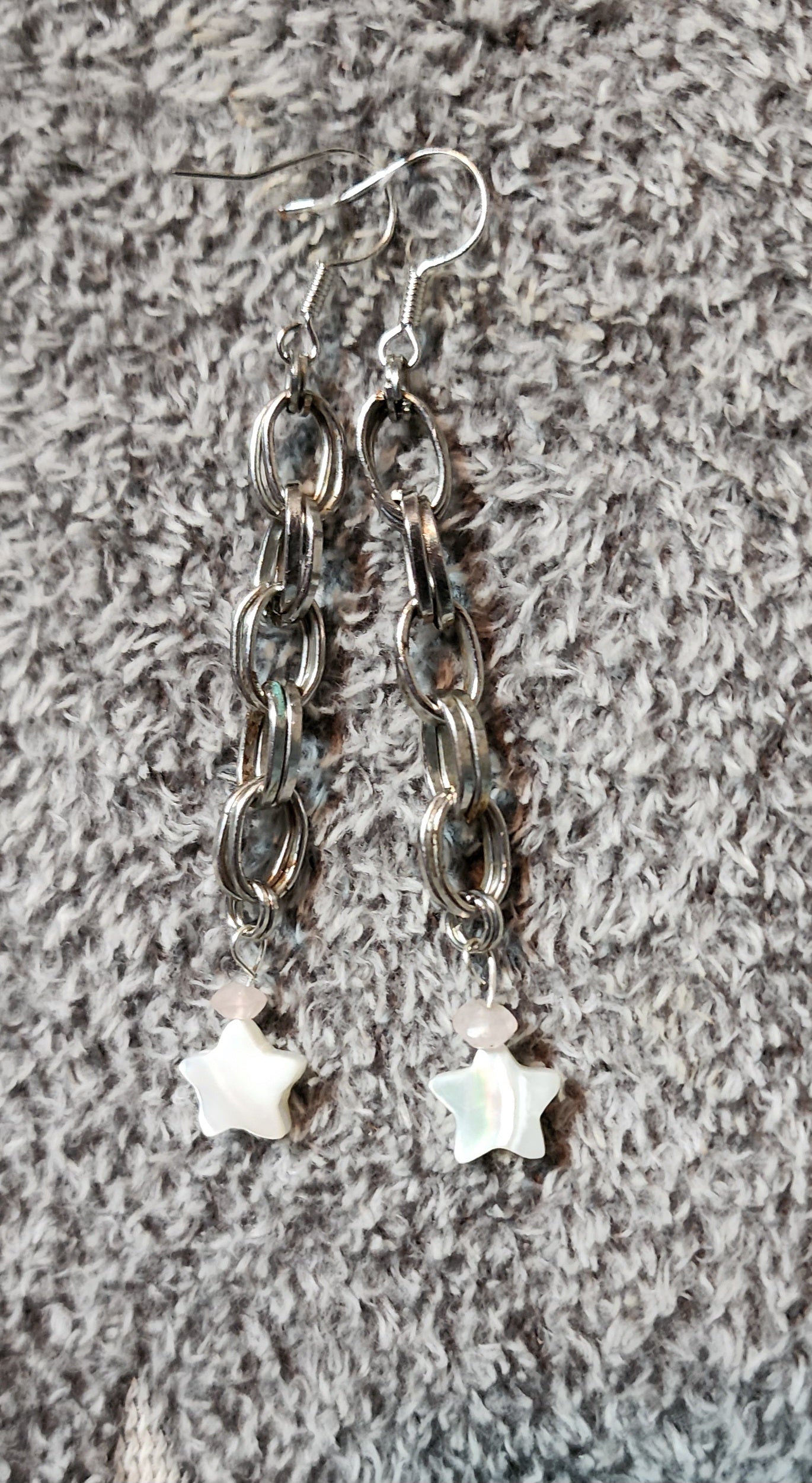 Double Link Star Earrings